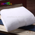 Hôtel serviette ensemble / 100% coton personnalisé blanc éponge hôtel serviettes de bain fabricant